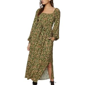 Lost + Wander Down To Earth Floral Long Sleeve Dress, XS